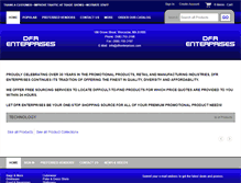 Tablet Screenshot of dfrenterprises.com